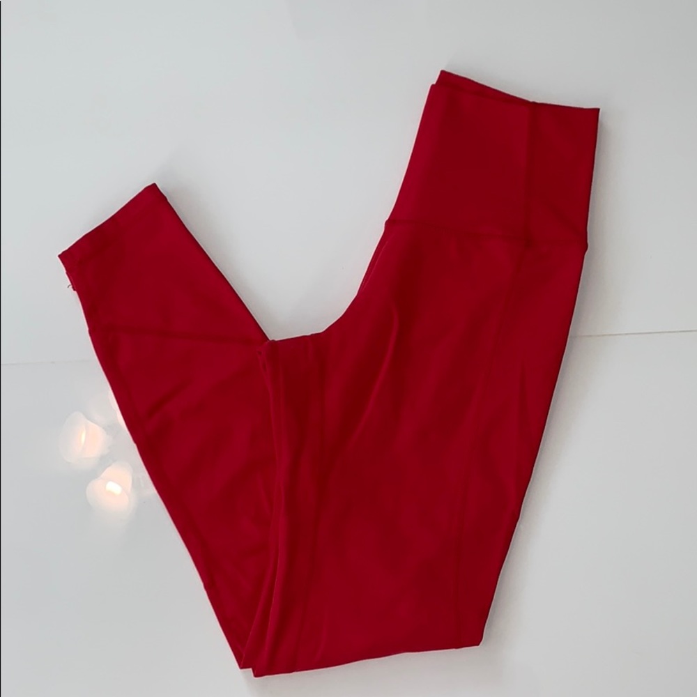 P’tula Legging 28" - Hot Toddy Red Size M
